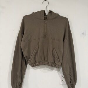 ALO Yoga Brown Hoodie Sweatshirt
